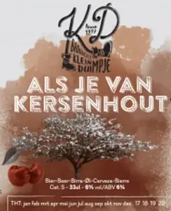 Klein Duimpje Als je van Kersenhout
